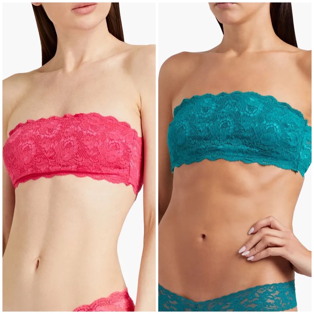 NWT🇮🇹TWO Cosabella Never Say Never Flirtie Bandeau Bras